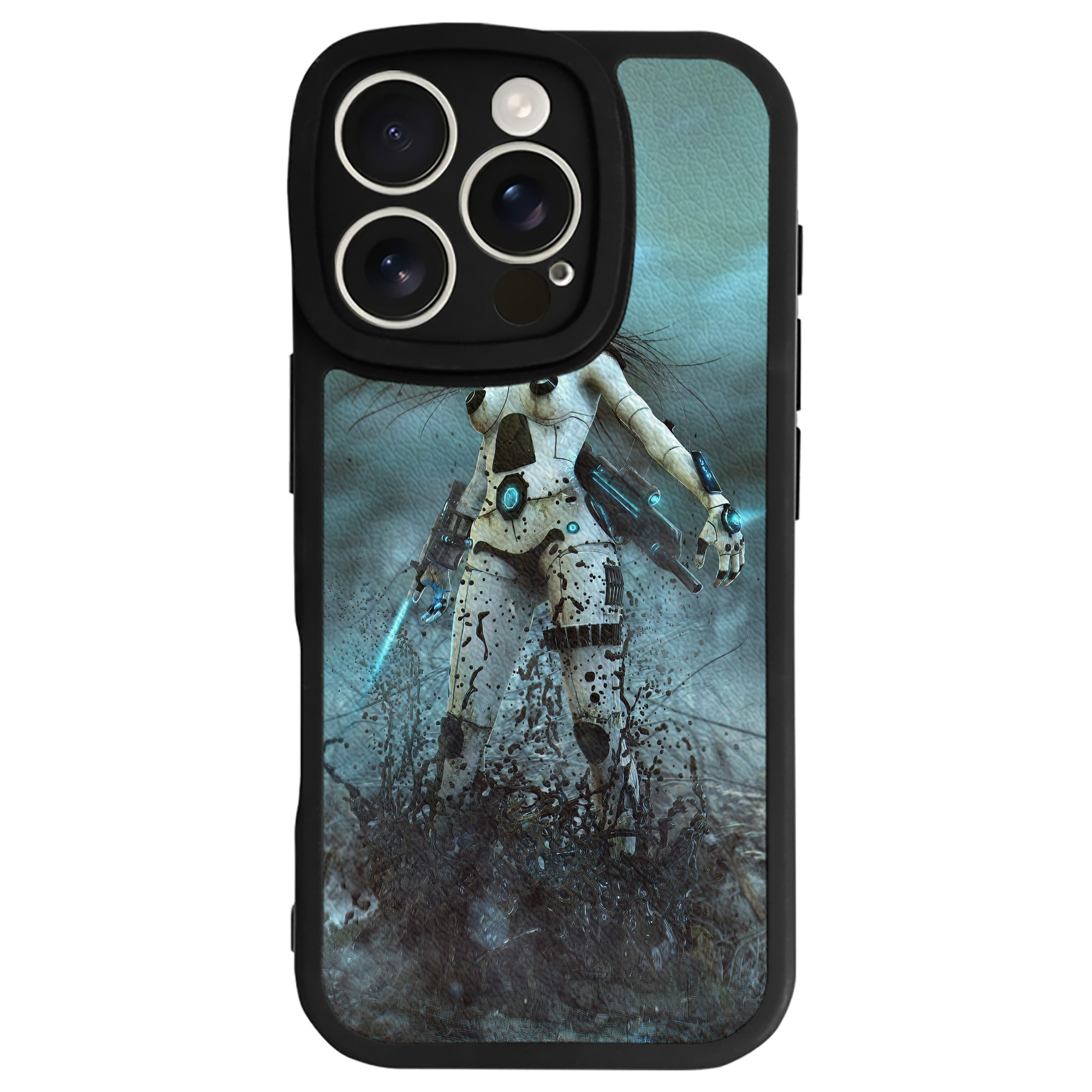 （画像用） スター・ウォーズ Star Wars 【iPhone 16シリーズ対応】シリコンスマホケース（レザー調） 材質：シリコン